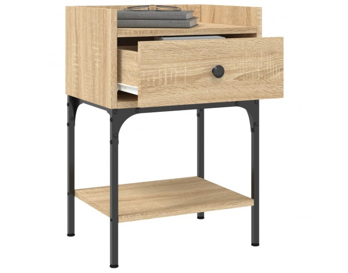 Sonata H Нощни масички, 2 бр, сонома дъб, 40,5x31x60 см, инженерно дърво