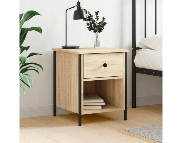 Sonata H Нощно шкафче, сонома дъб, 40x42x50 см, инженерно дърво