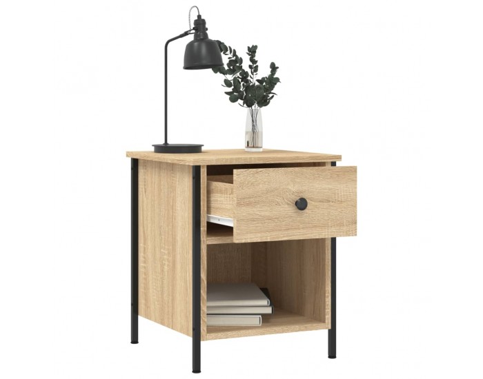 Sonata H Нощно шкафче, сонома дъб, 40x42x50 см, инженерно дърво