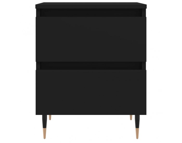 Sonata H Нощно шкафче, черно, 40x35x50 cm инженерно дърво