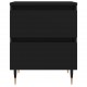 Sonata H Нощно шкафче, черно, 40x35x50 cm инженерно дърво