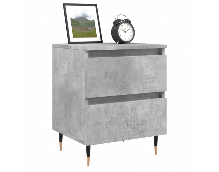 Sonata H Нощно шкафче бетонно сиво 40x35x50 см инженерно дърво