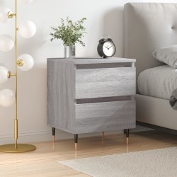 Sonata H Нощно шкафче сив сонома 40x35x50 см инженерно дърво - Нощни шкафчета