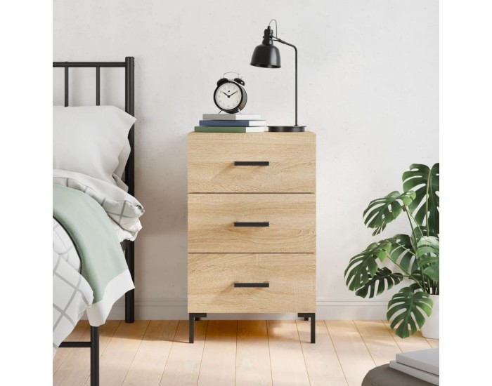 Sonata H Нощно шкафче, дъб сонома, инженерно дърво 40x40x66 см