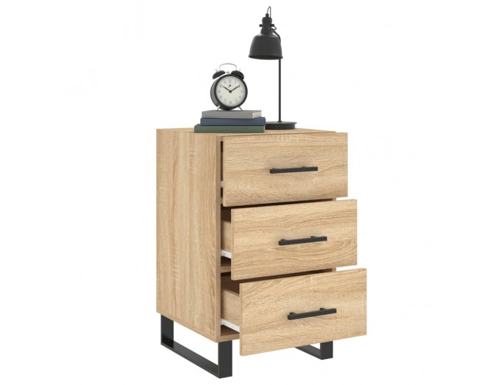 Sonata H Нощно шкафче, дъб сонома, инженерно дърво 40x40x66 см
