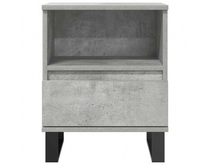 Sonata H Нощно шкафче бетонно сиво 40x35x50 см инженерно дърво