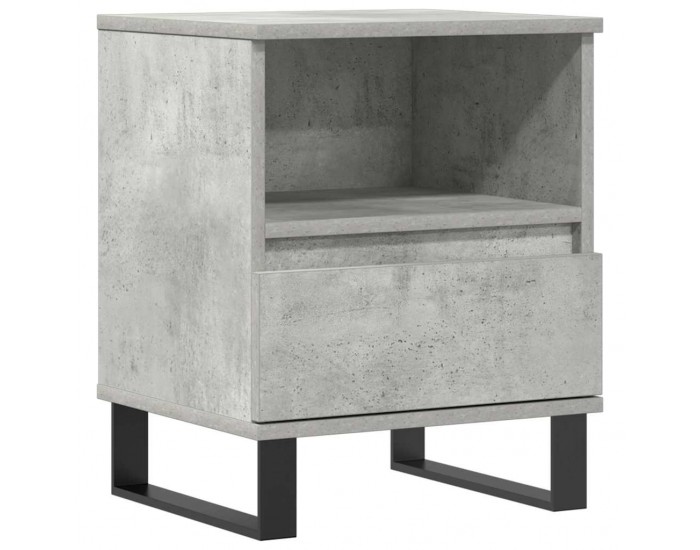 Sonata H Нощно шкафче бетонно сиво 40x35x50 см инженерно дърво