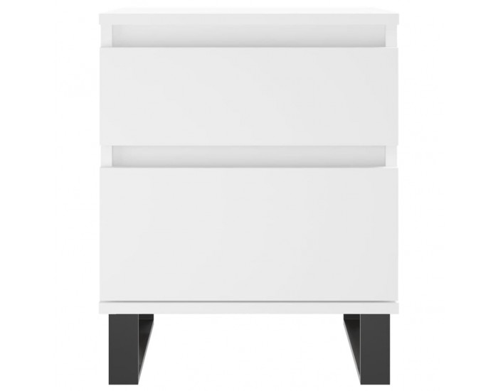 Sonata H Нощно шкафче, бяло, 40x35x50 см, инженерно дърво