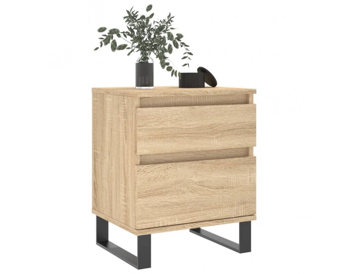 Sonata H Нощно шкафче, сонома дъб, 40x35x50 см, инженерно дърво