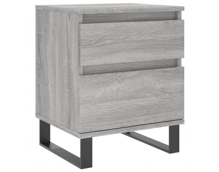 Sonata H Нощно шкафче сив сонома 40x35x50 см инженерно дърво