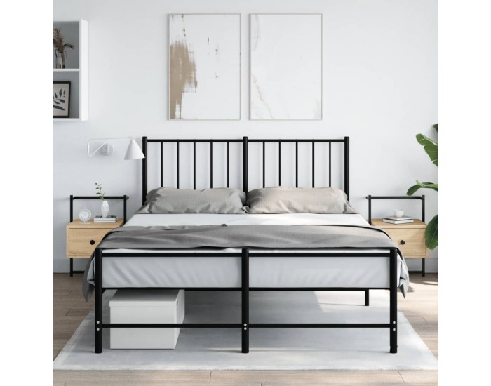 Sonata H Нощно шкафче стенно 2 бр сонома дъб 35x30x51 см инженерно дърво