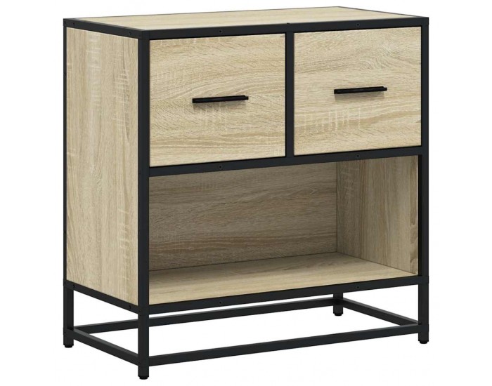 Sonata H Нощно шкафче Сонома дъб 60x31x60cm Изработена дървесина и метал