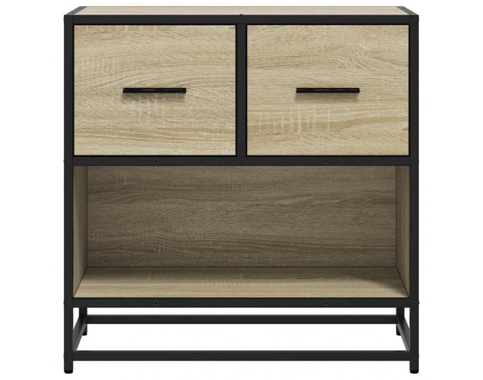 Sonata H Нощно шкафче Сонома дъб 60x31x60cm Изработена дървесина и метал