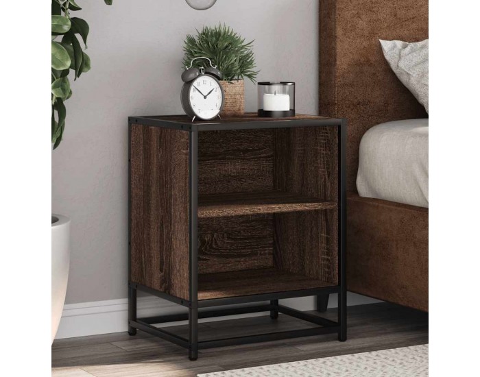 Sonata H Нощни шкафчета 2 бр. кафяв дъб 40x31x50 cm