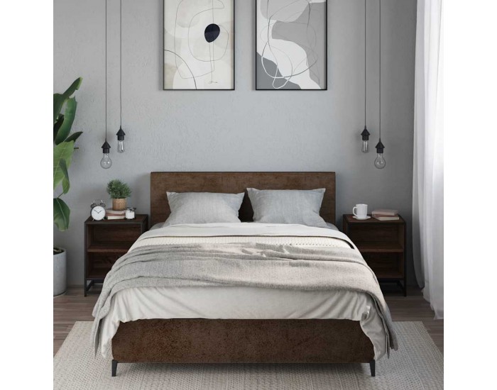 Sonata H Нощни шкафчета 2 бр. кафяв дъб 40x31x50 cm