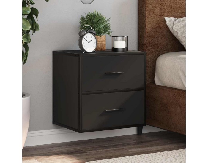 Sonata H Стенно нощно шкафче черно 40x31x39,5 cm