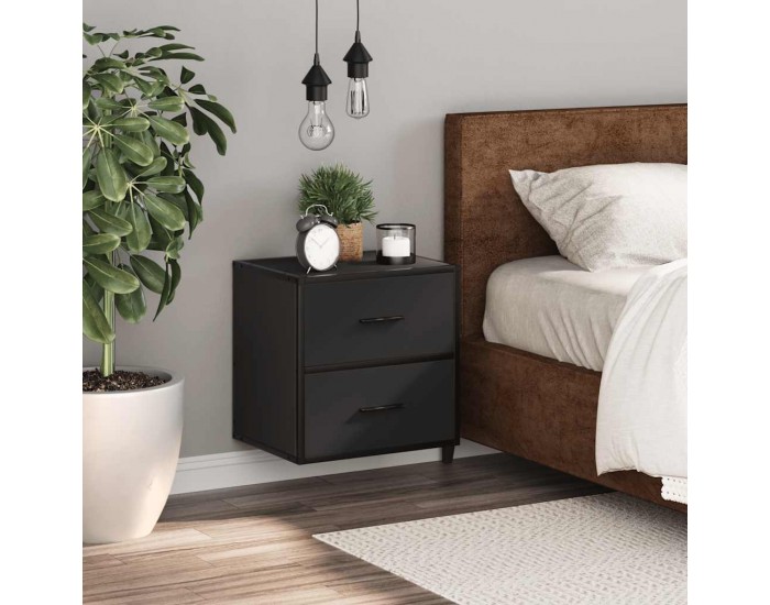 Sonata H Стенно нощно шкафче черно 40x31x39,5 cm