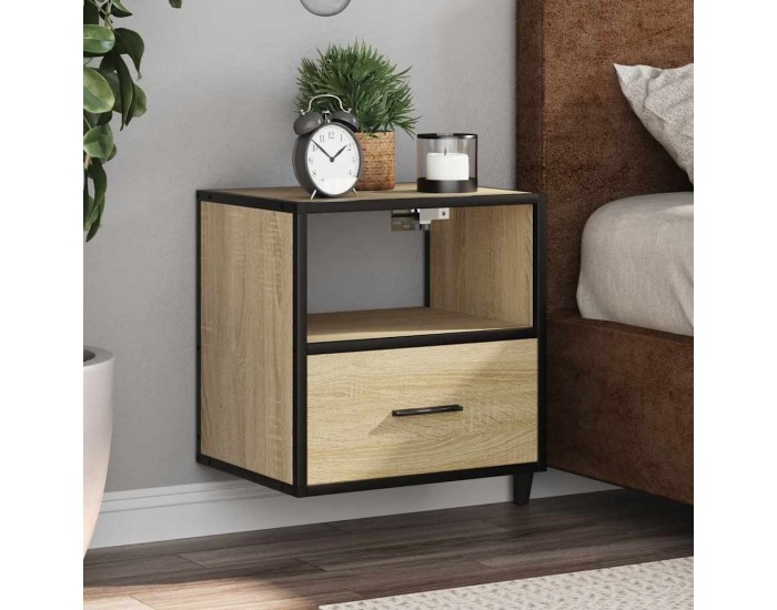 Sonata H Стенно нощно шкафче Sonoma Oak 40x31x39,5 cm