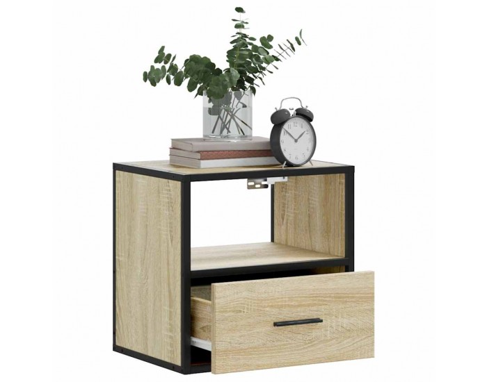 Sonata H Стенно нощно шкафче Sonoma Oak 40x31x39,5 cm