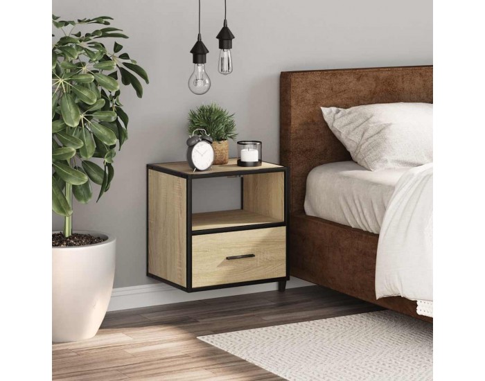 Sonata H Стенно нощно шкафче Sonoma Oak 40x31x39,5 cm