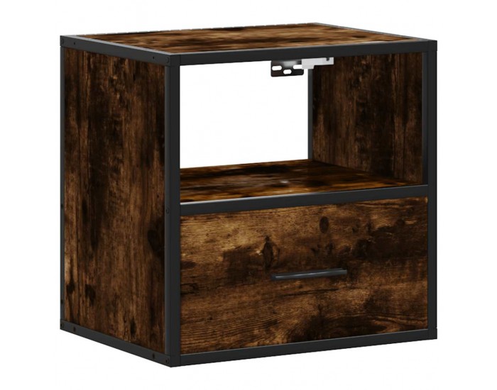 Sonata H Стенно нощно шкафче опушен дъб 40x31x39,5 cm