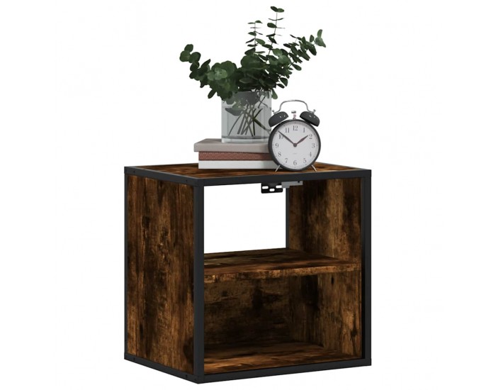 Sonata H Стенни нощни шкафчета 2 бр. опушен дъб 40x31x39,5 cm