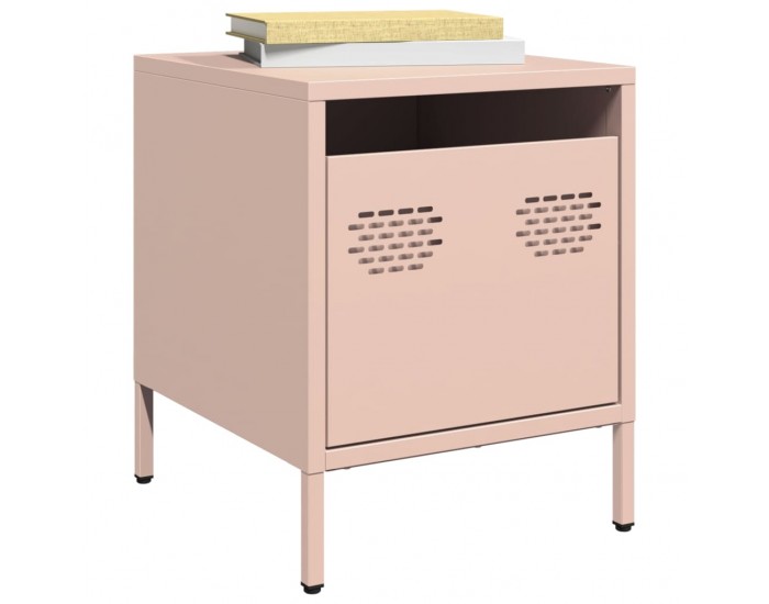 Sonata H Нощно шкафче, розово, 35x39x43,5 см, стомана