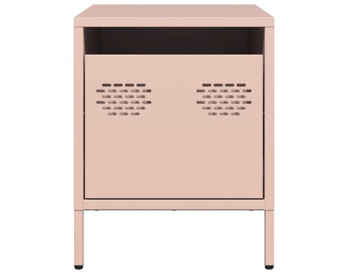 Sonata H Нощно шкафче, розово, 35x39x43,5 см, стомана