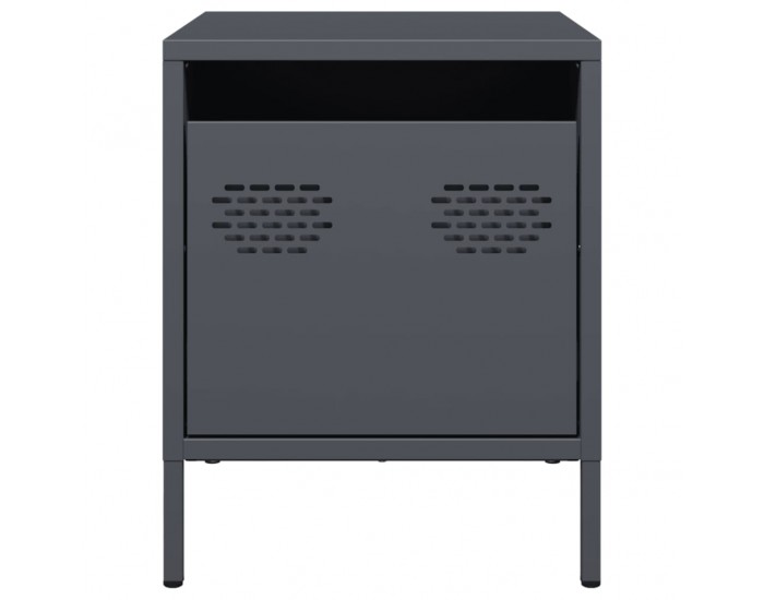 Sonata H Нощно шкафче, антрацит, 35x39x43,5 см, стомана