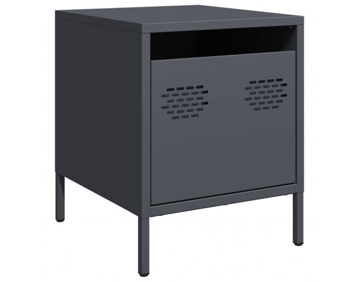 Sonata H Нощно шкафче, антрацит, 35x39x43,5 см, стомана