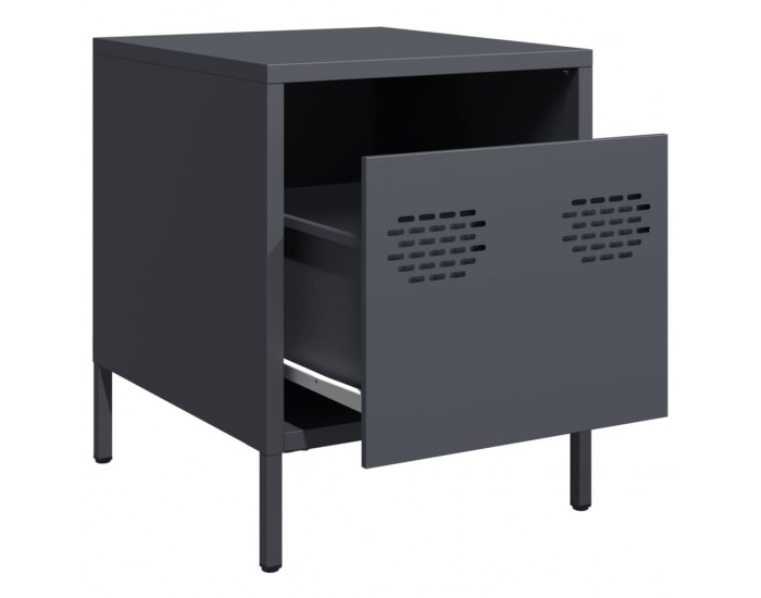 Sonata H Нощно шкафче, антрацит, 35x39x43,5 см, стомана