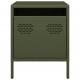 Sonata H Нощни шкафчета, 2 бр, маслиненозелени, 35x39x43,5 см, стомана