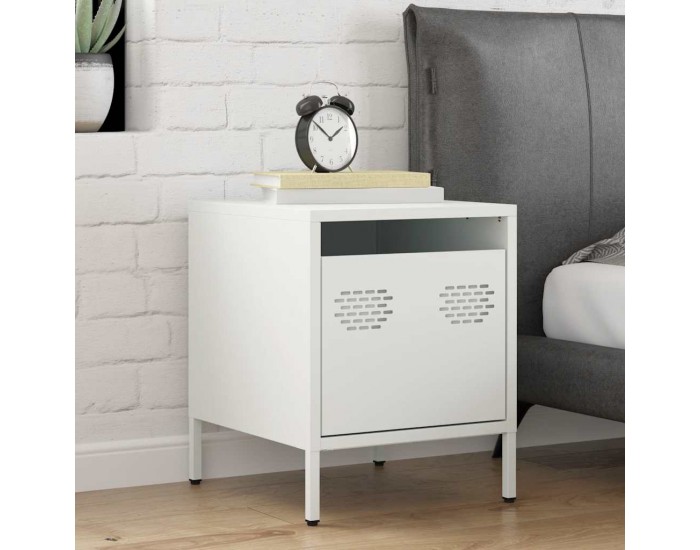 Sonata H Нощно шкафче, бяло, 35x39x43,5 см, стомана