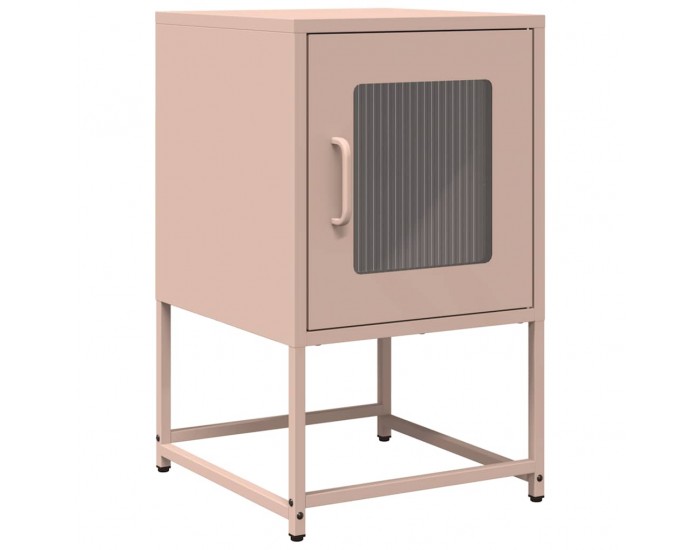 Sonata H Нощен шкаф Pink 36x39x60,5 cm Студено валцувана стомана