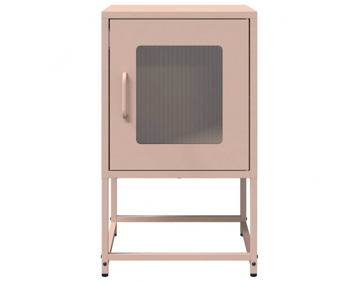 Sonata H Нощен шкаф Pink 36x39x60,5 cm Студено валцувана стомана