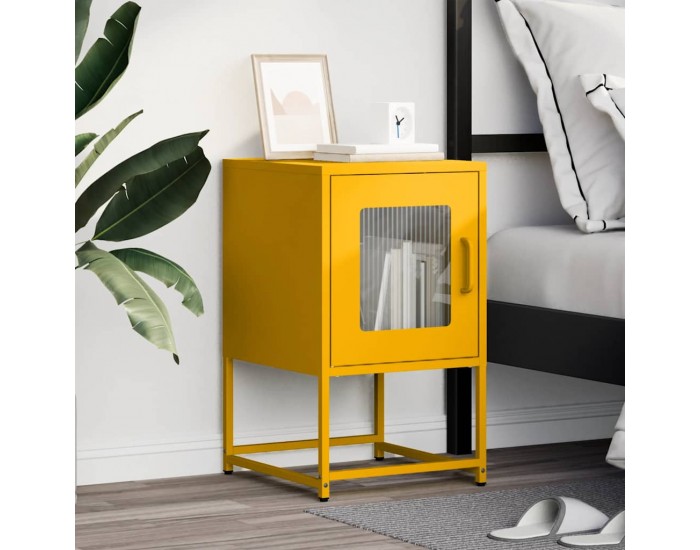 Sonata H Нощно шкафче Горчица Жълто 36x39x60,5 cm