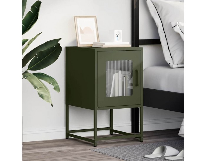 Sonata H Нощно шкафче маслиненозелено 36x39x60,5 cm
