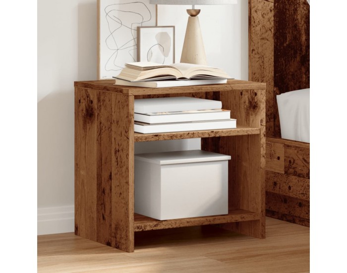 Sonata H Нощно шкафче, старо дърво, 40x30x40 см, инженерно дърво