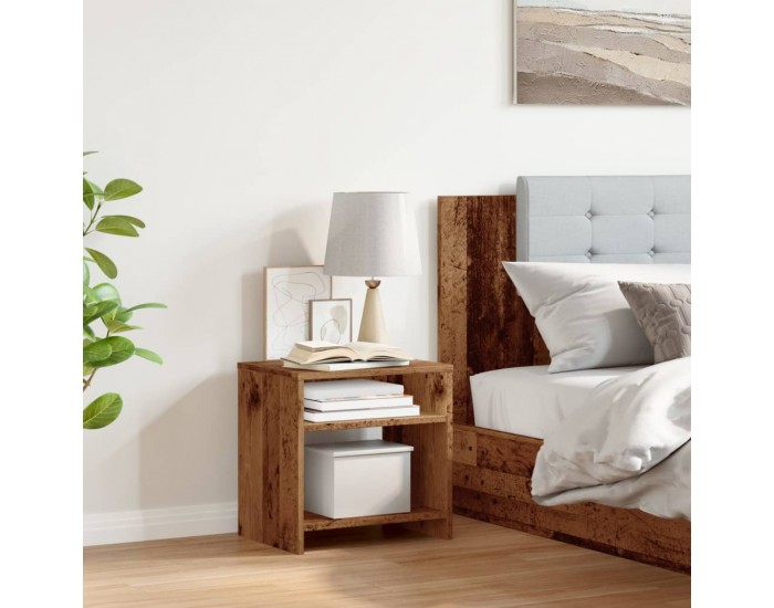 Sonata H Нощно шкафче, старо дърво, 40x30x40 см, инженерно дърво
