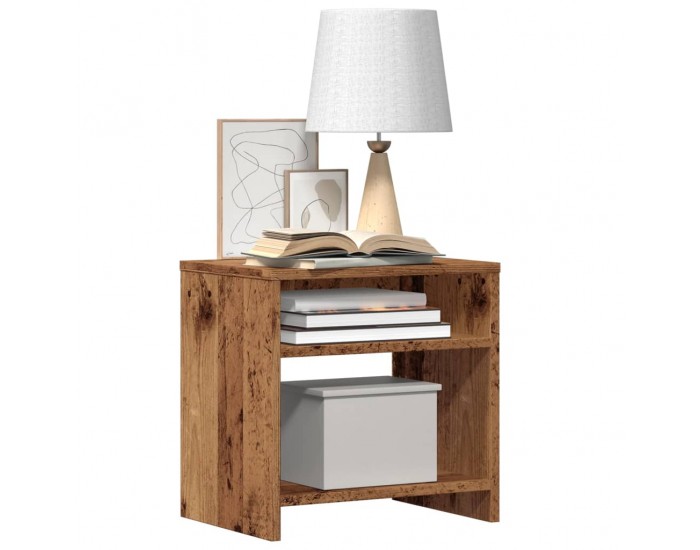 Sonata H Нощно шкафче, старо дърво, 40x30x40 см, инженерно дърво