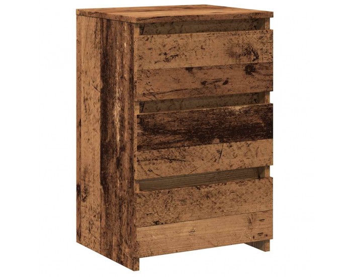 Sonata H Нощно шкафче от старо дърво 40x35x62,5 cm Инженерна дървесина