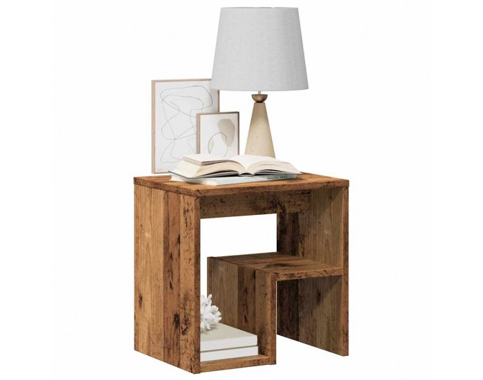Sonata H Нощно шкафче, старо дърво, 40x30x40 см, инженерно дърво