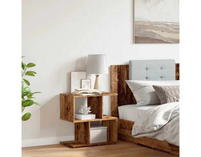 Sonata H Нощно шкафче от старо дърво 50x30x51,5 cm Инженерна дървесина