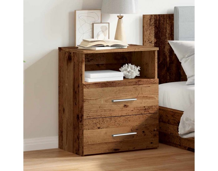 Sonata H Нощно шкафче, старо дърво, 50x32x60 см, инженерно дърво