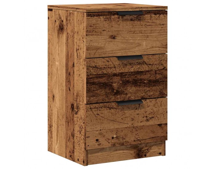 Sonata H Нощно шкафче, старо дърво, 40x36x65 см, инженерно дърво