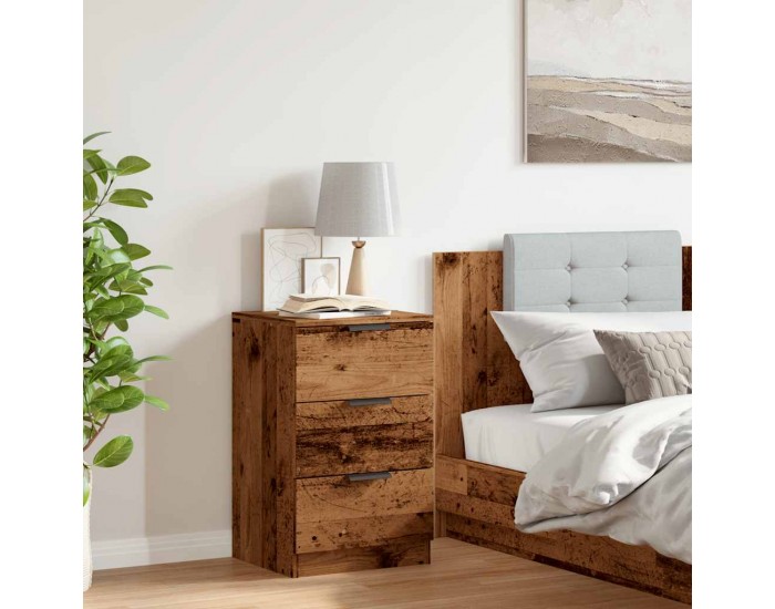 Sonata H Нощно шкафче, старо дърво, 40x36x65 см, инженерно дърво
