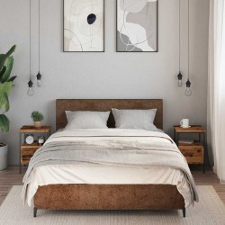 Sonata H Нощни шкафчета 2 бр. старо дърво 34x36x50см Инженерна дървесина - Нощни шкафчета