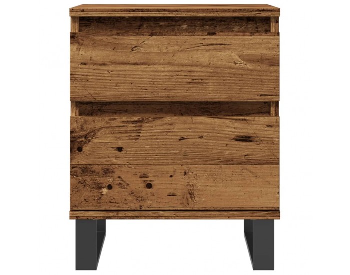 Sonata H Нощни шкафчета 2 бр старо дърво 40x35x50 см инженерно дърво