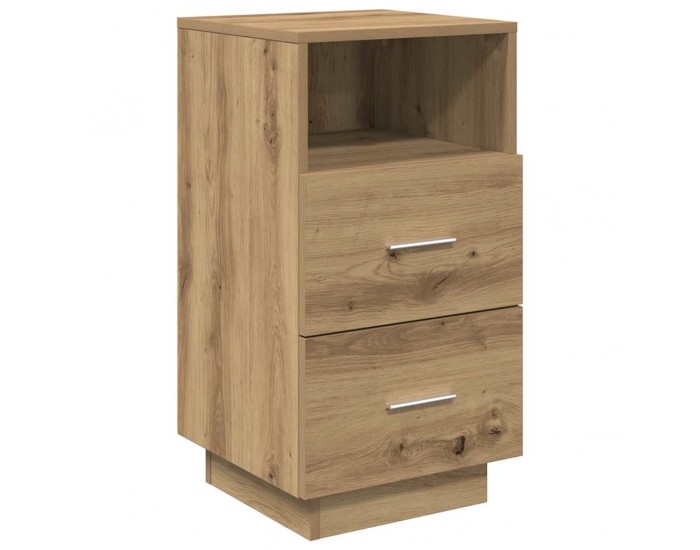 Sonata H Нощно шкафче с 2 чекмеджета, дъб артизан, 36x36x68 см