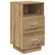 Sonata H Нощно шкафче с 2 чекмеджета, дъб артизан, 36x36x68 см